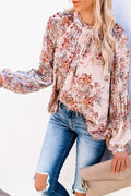 More Delightful Than Ever Printed Smocked Top