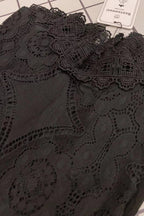 Perfect Petals White Lace See-Through Top