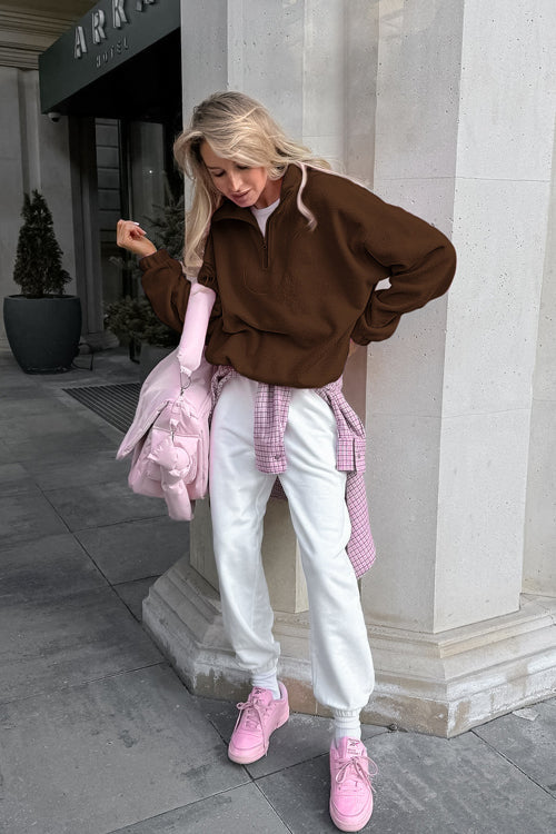 Cozy Charm Fleece Pullover Sweatshirt