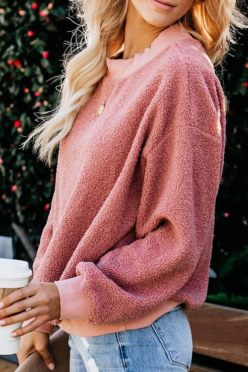 Carino Teddy Long Sleeve Top