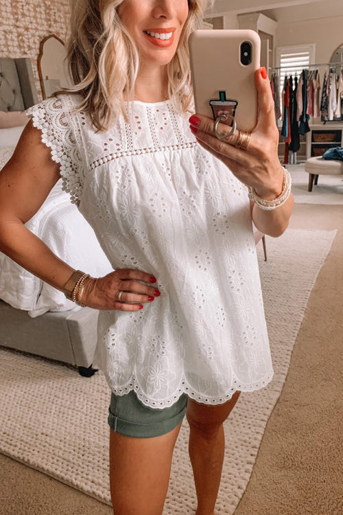 Heart Of Joy Lace Tank Top