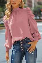 Hello Lover Statement Sleeve Smocked Top