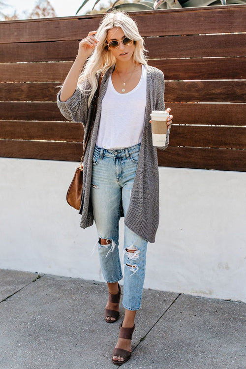 Afternoon Reverie Long Sleeve Knit Cardigan