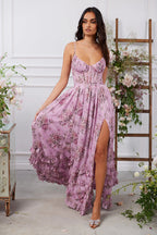 Real Love Story Floral Print Maxi Dress