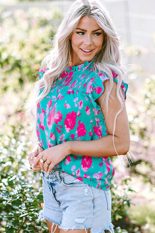 Elevate The Moment Print Sleeveless Top