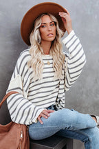 Wonder And Charm Striped Knit Sweater