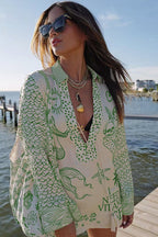 Summer Adventures Print Long Sleeve Set