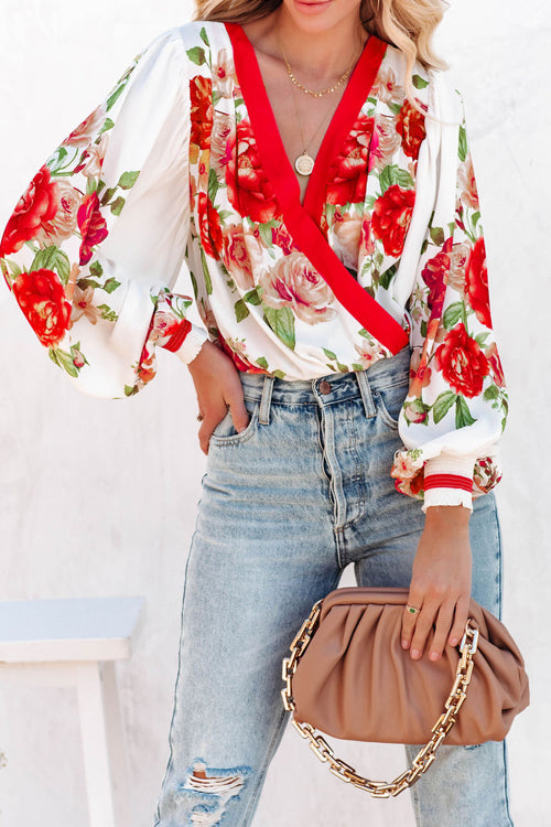 Got The Affection Floral Print Long Sleeve Top