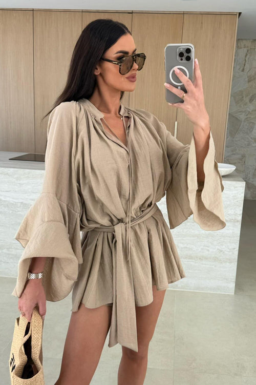 Admirably Polished Flare Mini Dress