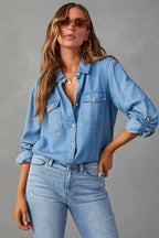 Trending Mood Button Down Long Sleeve Top