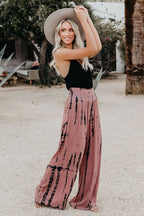 Taking a Vacation Wide Leg Smocked Pants