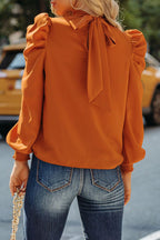 Hello Lover Statement Sleeve Smocked Top