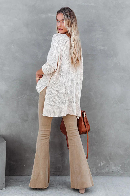 What You Affection Long Sleeve Knit Sweater Top