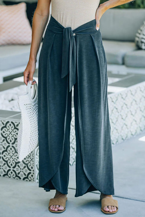 All Mood Right Cotton Wide-Leg Pants