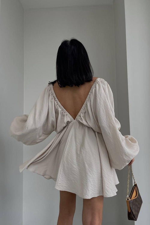 Mood So Delightful V-neck Long Sleeve Mini Dress - 7 Colors