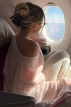 Meet Cozy Off Shoulder Knit Sweater