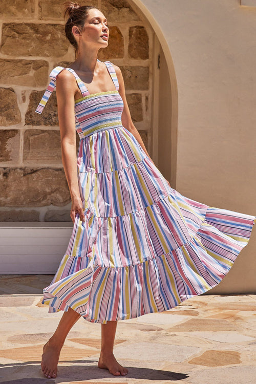 Enchanted Love Story Printed Maxi Dress