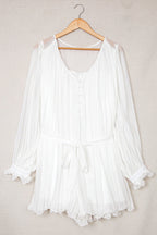 Dance All Evening Pleated Flare Mini Dress