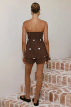 Perfect Company Print Sleeveless Set