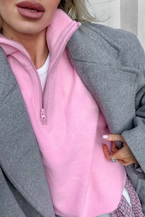 Cozy Charm Fleece Pullover Sweatshirt
