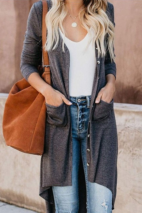 Staying Polished Long Sleeve Knit Cardigan