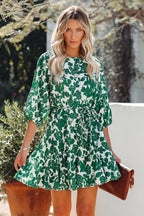 Blossoming Charmer Printed Mini Dress