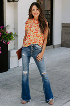 Choose Delight Floral Printed Sleeveless Top