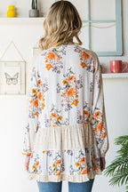 Until We Meet Print Long Sleeve Top