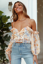 Clear Favorite Floral Crop Top