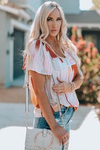 True Expression Printed Short Sleeve Top