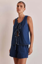 Unexpected Time Denim Two-Piece Suit