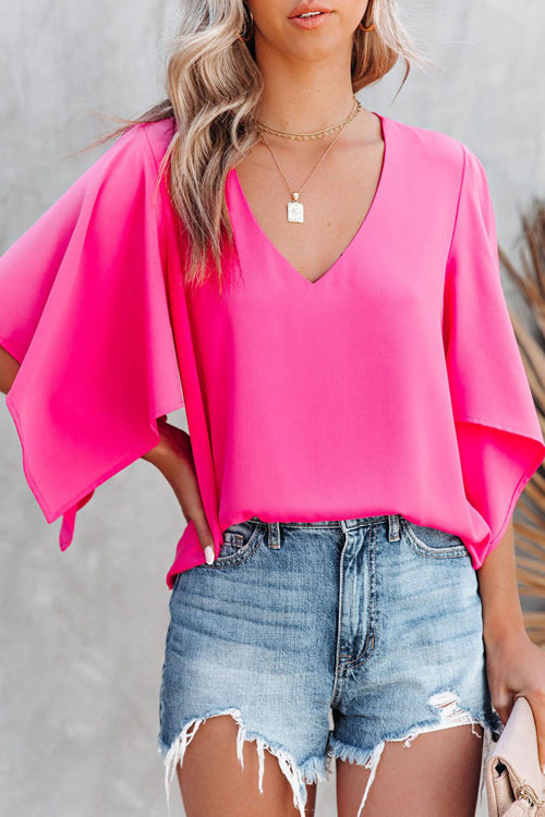 Groovy Mood Short Sleeve Top -3 Colors