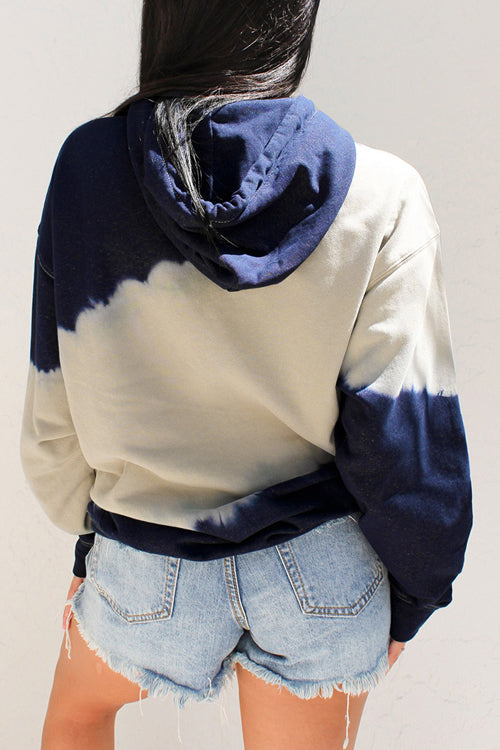 Weekend Affection Tie-Dye Hoodie Top