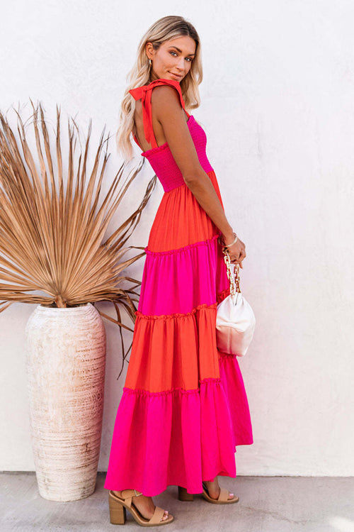 Getaway Dreaming Print Sleeveless Maxi Dress