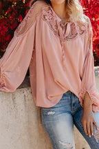 My Delightful Affection Floral Embroidery Shirt