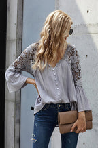 Enchanted Evening Lace Embroidery Top