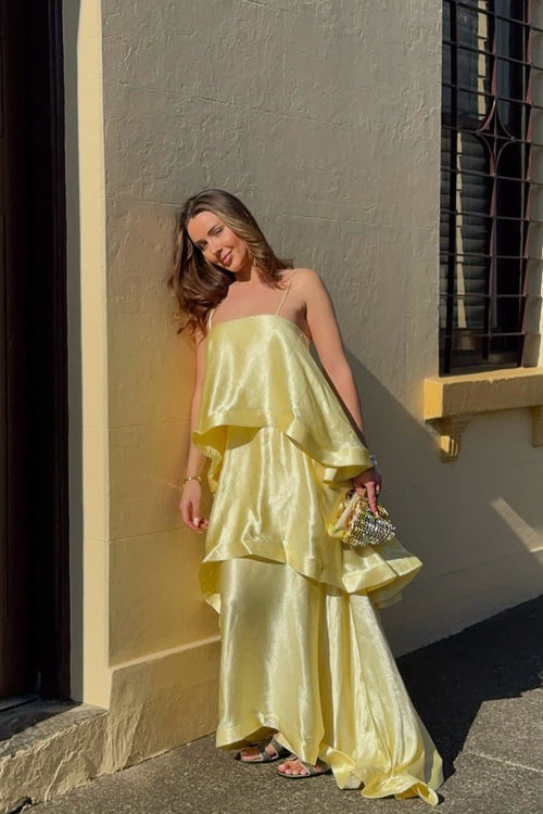 Perfected Charm Layered Maxi Dress