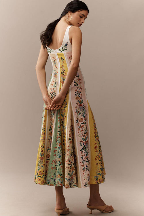 Open-Air Day Printed Midi Dress