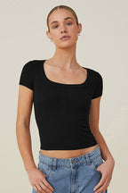 Fresh Style Cotton Short Sleeve Tee