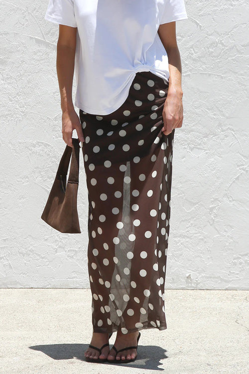 Subtle Charm Chiffon Maxi Skirt