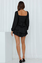 Prepared To Captivate Long Sleeve Skater Romper - 9 Colors