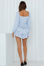 Prepared To Captivate Long Sleeve Skater Romper - 9 Colors