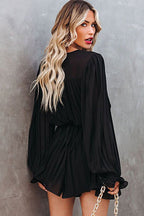 Dance All Evening Pleated Flare Mini Dress