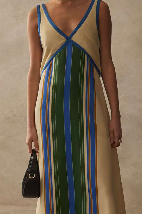 Easily Radiant V-Neck Sleeveless Maxi Dress