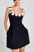 Forever Your Muse Flower Sleeveless Mini Dress