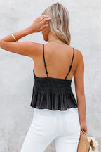 Sunny Smile Smocked Cami Top