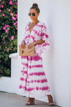 Unforgettable Tie-Dye Button Up Maxi Dress