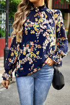Meet You There Floral Print Long Sleeve Top