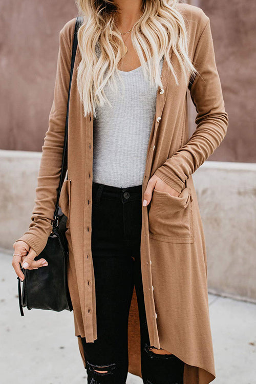 Staying Polished Long Sleeve Knit Cardigan