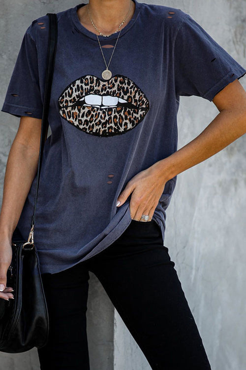 Only For You Graphic Short Sleeve Top